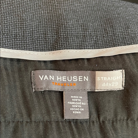 Van Heusen Men's Dress Pants - Dark Gray - Picture 3 of 3